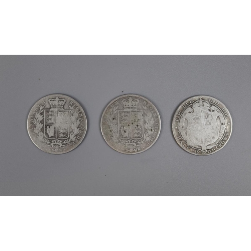 139 - Coins - 3 silver half crowns