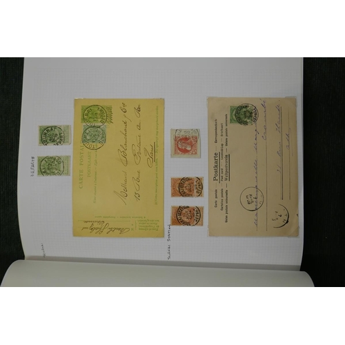 171 - Stamps - Belgium album of postmarks on stamps & covers