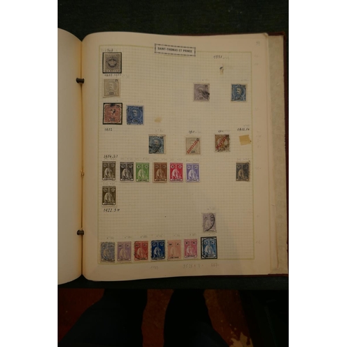 175 - Stamps - Portuguese colonies in old album