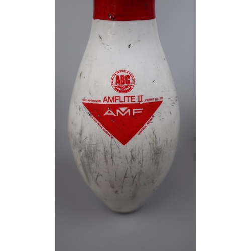 185 - Interior design - set of 10 American bowling pins - AMF New Jersey