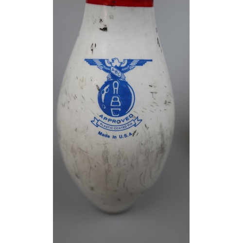 185 - Interior design - set of 10 American bowling pins - AMF New Jersey