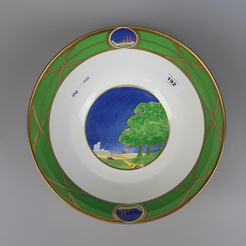 192 - 2 Royal Worcester anniversary bowls 'Lazy Days' and 'Celebration'