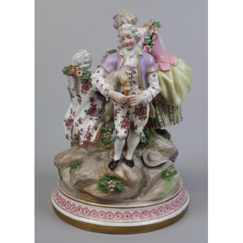 198 - Porcelain figurine - Approx height 22cm