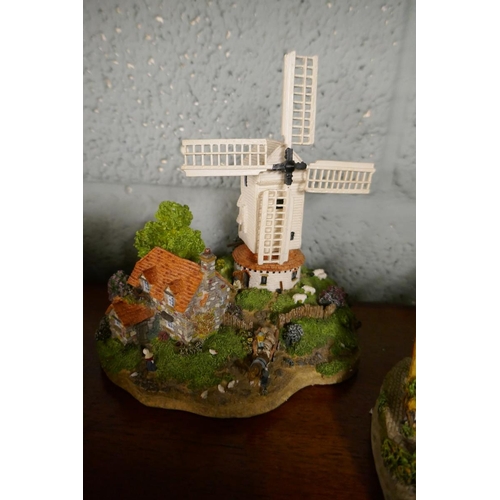 A collection of 'Cotswold Village' displays/dioramas by Danbury Mint  including 2, 4 piece interlocki