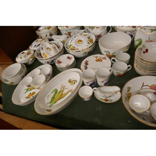 246 - Large collection of mostly Royal Worcester Evesham pattern