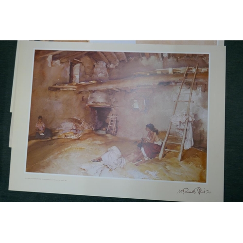 271 - 6 William Russell Flint prints