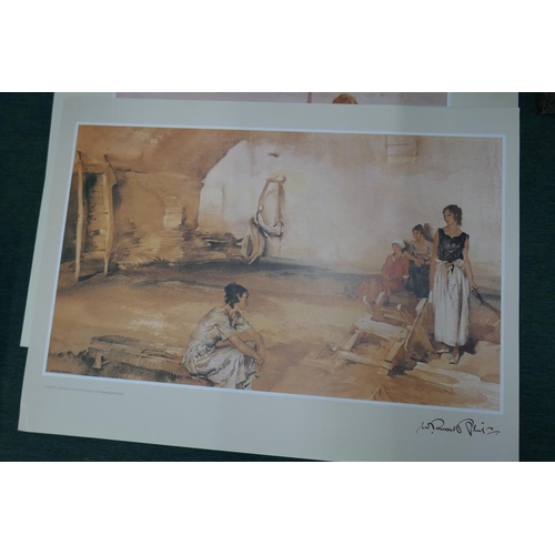 271 - 6 William Russell Flint prints