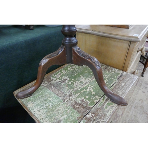 284 - Early mahogany kettle stand