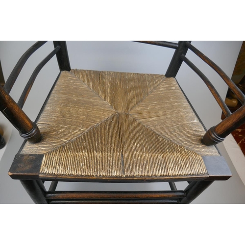 308 - 2 William Morris Sussex carver chairs