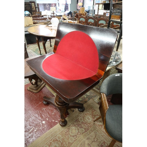 314 - Antique rosewood card table