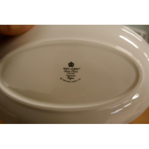 341 - Royal Albert part dinner service - Paragon Elgin pattern