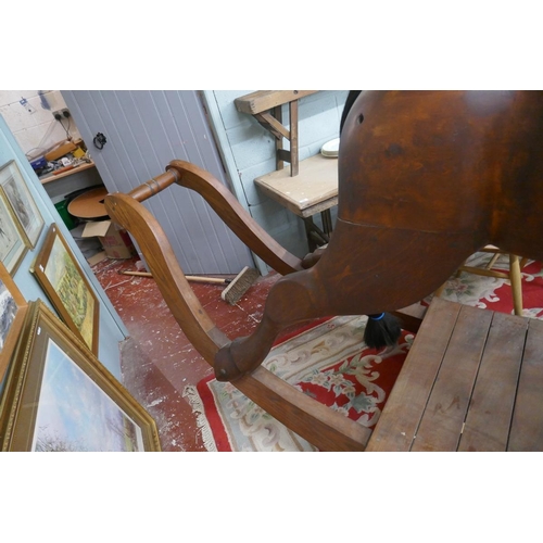 342 - Extremely Large scratch built rocking horse by Edward Silcock for the RSC 1989 production of All's W... 