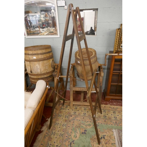 350 - Antique large artist easel