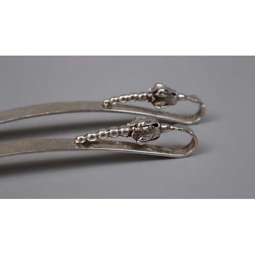 41 - Sterling silver 925 salad spoon and fork - Approx weight 354g