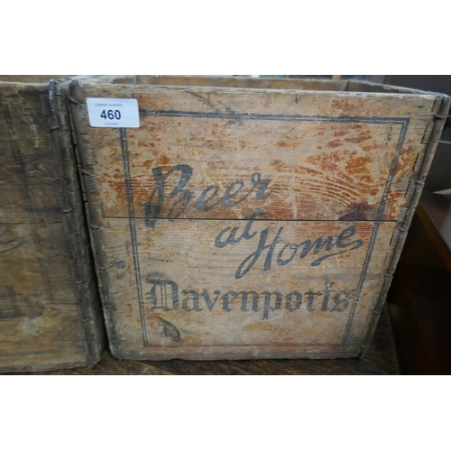 460 - Pair of Davenport beer crates