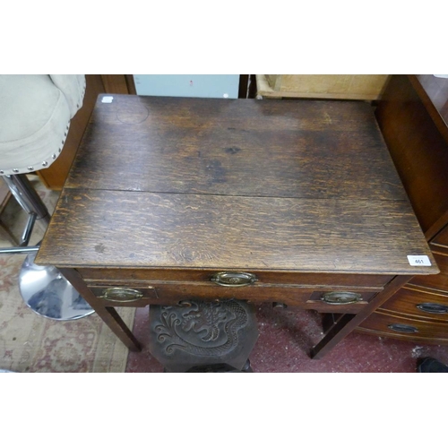 461 - Antique oak lowboy – Length 74cm, Depth 51cm, Height 72cm