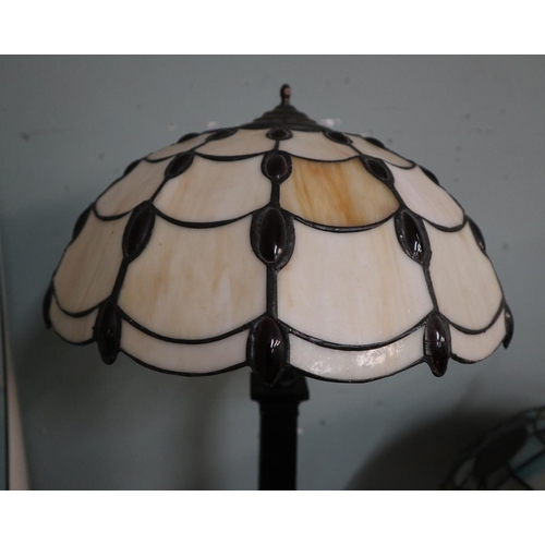 491 - 2 Tiffany style lamps