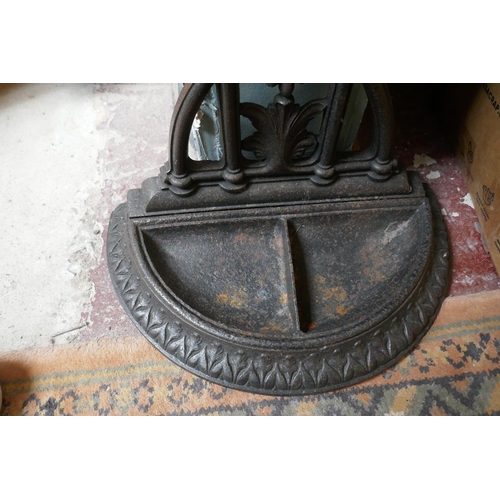 527 - Cast iron hall stick/umbrella stand