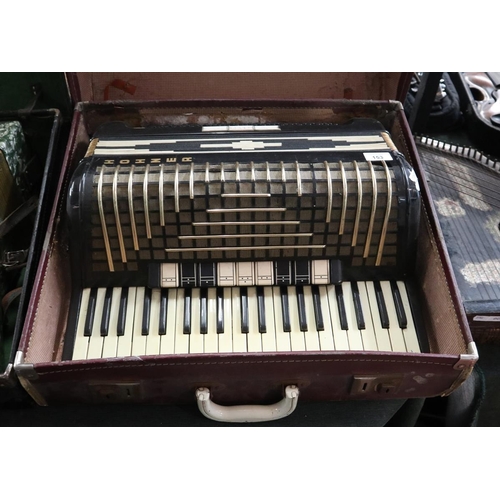 153 - Accordion by Hohner in case