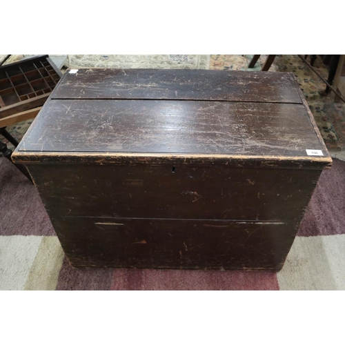 196 - Pine chest - Approx size: W: 76cm D: 46cm H: 54cm