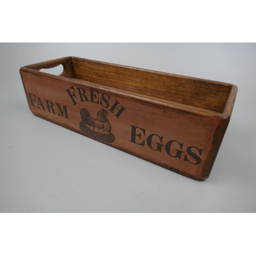 327 - Wooden egg box