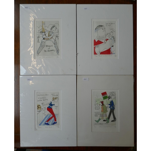 330 - 4 signed L/E prints in mounts by Tim Bulmer