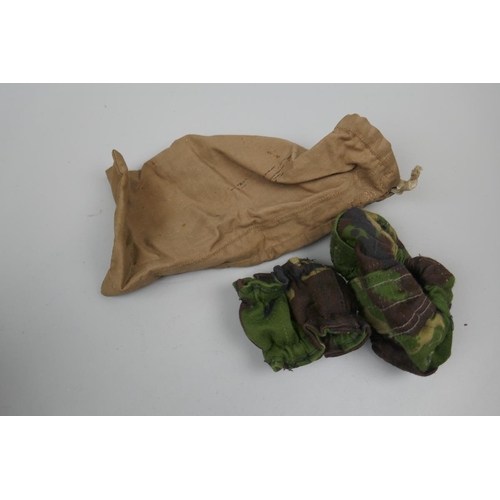 126 - SA80 bayonet together with another and first aid pouches and water bottles etc.