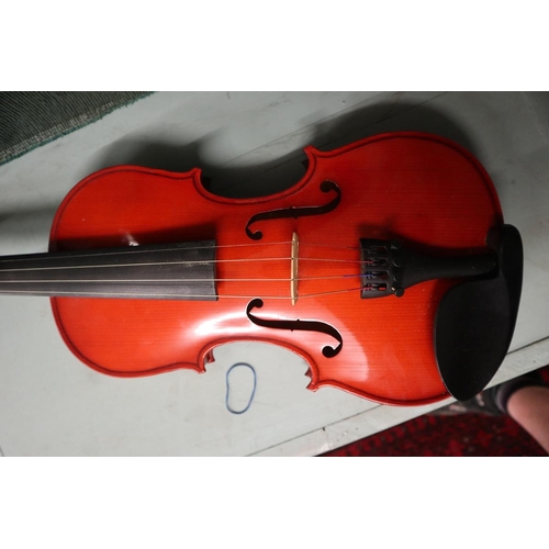 144 - Violin in case with bow