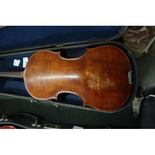 145 - Violin in case with bow