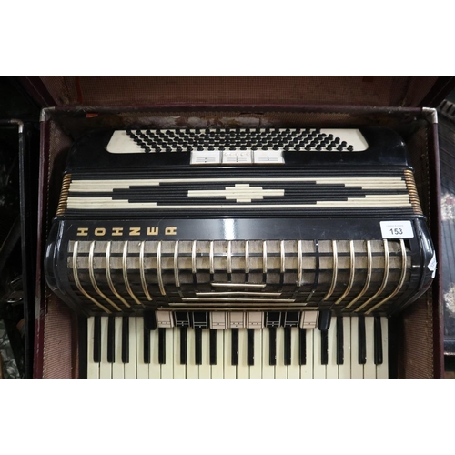 153 - Accordion by Hohner in case