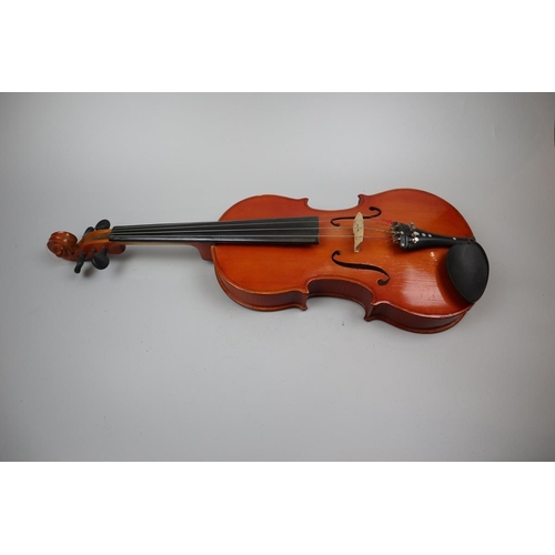 168 - Violin in case with bow