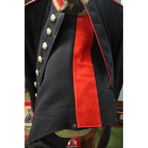 187 - 1936 Royal Horse Guards Troopers tunic & trousers together with Wellington boots (Wellies) Toget... 