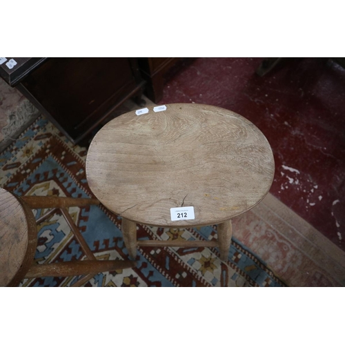 212 - 2 wooden stools