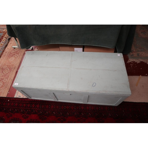 216 - Painted pine chest - Approx size: W: 122cm D: 53cm H: 47cm