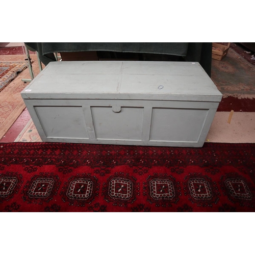 216 - Painted pine chest - Approx size: W: 122cm D: 53cm H: 47cm