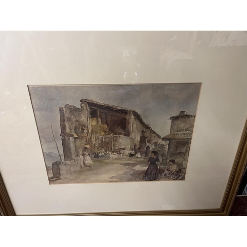 220 - 4 x Sir William Russel Flint prints: The Millers Daughter, Francine, Marie & Simone, Strangers i... 