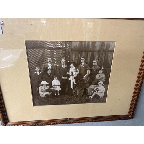 221 - 2 antique photos in frames