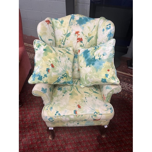 228 - Wing back armchair