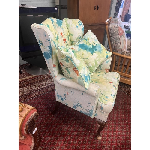 228 - Wing back armchair