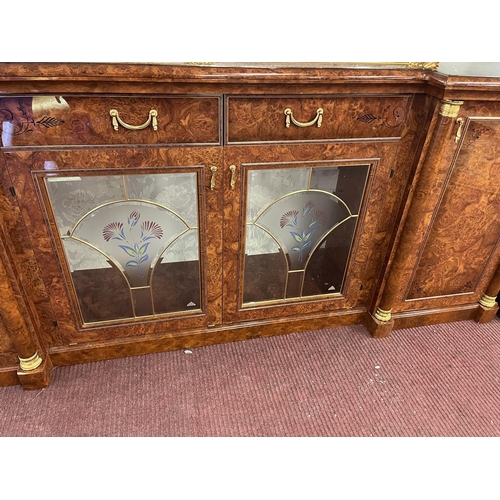 262 - Large decorative sideboard - Approx size: W: 245cm D: 61cm H: 99cm