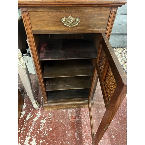 269 - Arts & Crafts glazed cabinet