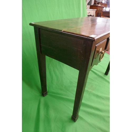 274 - Antique oak lowboy - Approx size: W: 90cm D: 48cm H: 71cm