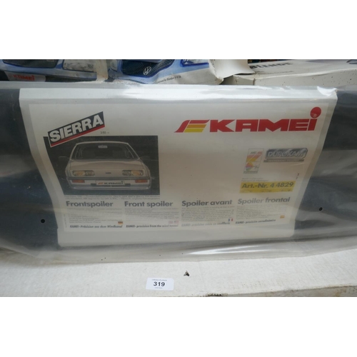 319 - Collection of Kamei new/old stock to include X1 body kits, Ford Sierra front bumper, various grilles... 