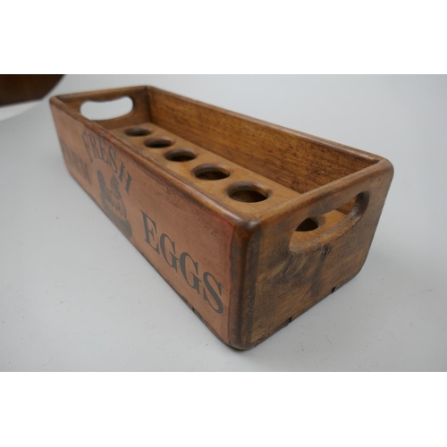 327 - Wooden egg box