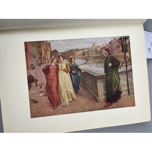 87 - Famous painting book - Selected works from the worlds galleries and reproduced here