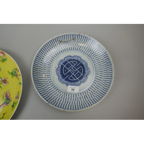 98 - 2 Oriental plates