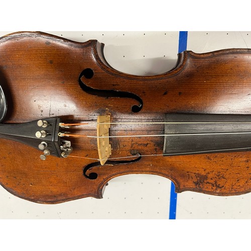 167 - Violin in case with bow