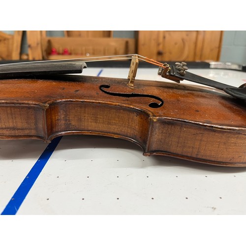 167 - Violin in case with bow