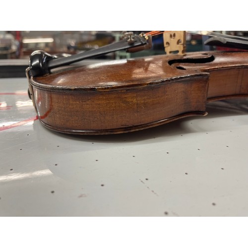 167 - Violin in case with bow