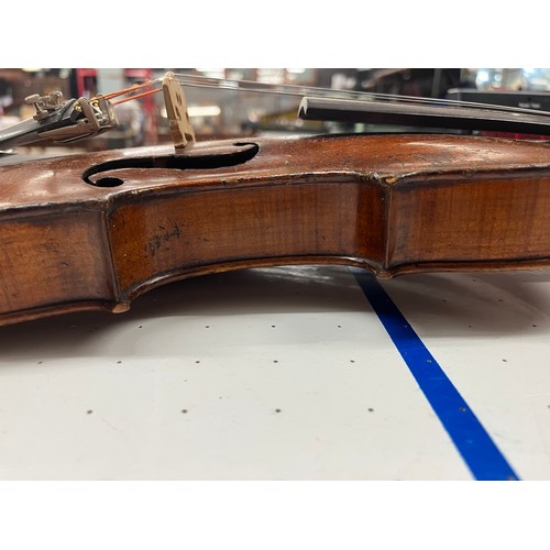 167 - Violin in case with bow